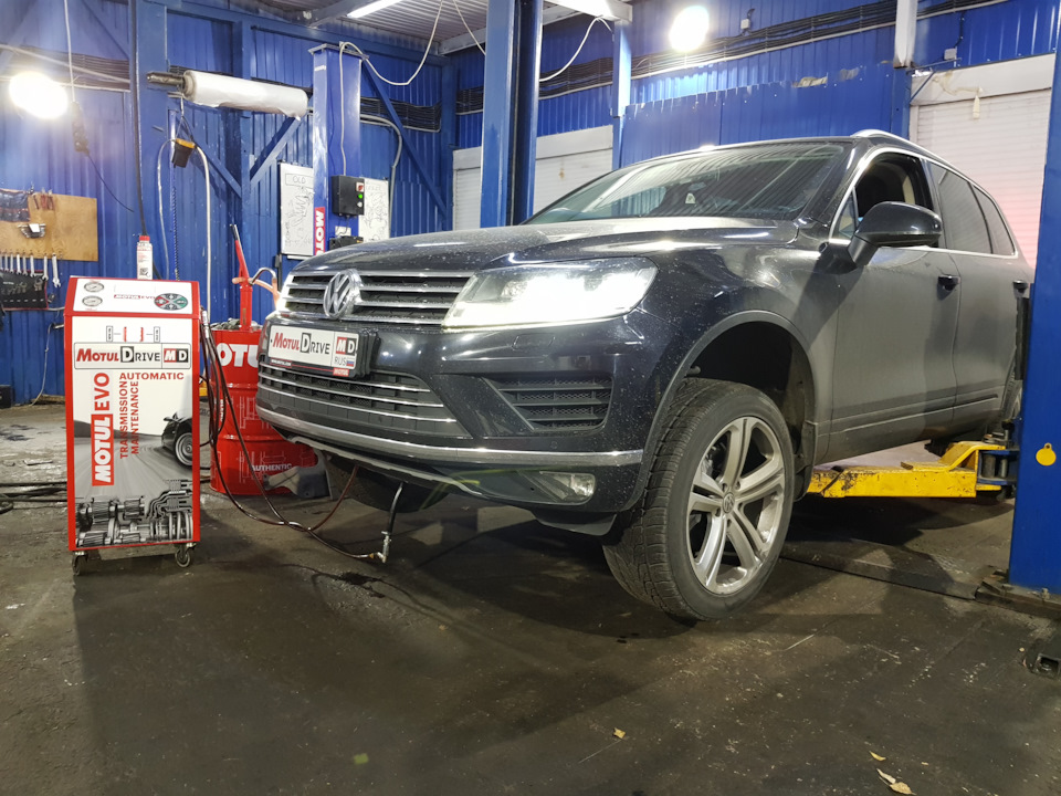 Замена масла в АКПП Touareg Замена масла в АКПП Touareg