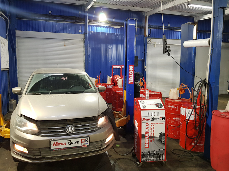 Замена масла в АКПП Volkswagen Polo Замена масла в АКПП Volkswagen Polo