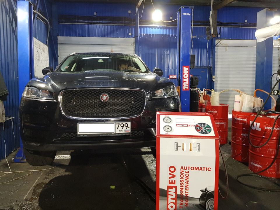 Замена масла в АКПП Jaguar F-Pace Замена масла в АКПП Jaguar F-Pace
