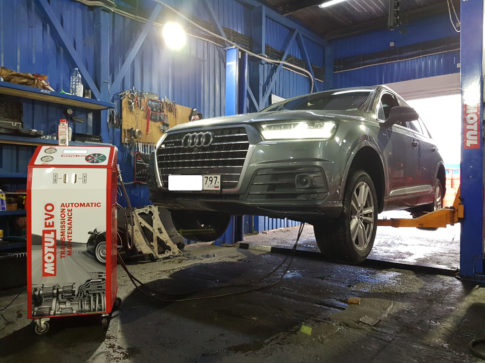 Замена масла в АКПП Audi Q5 Замена масла в АКПП Audi Q5
