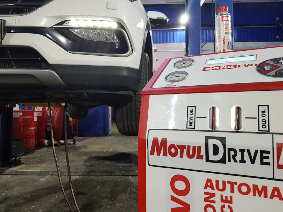 Замена масла в автоматической коробке Hyundai Santa FE Замена масла в коробке автомат Hyundai Santa FE
