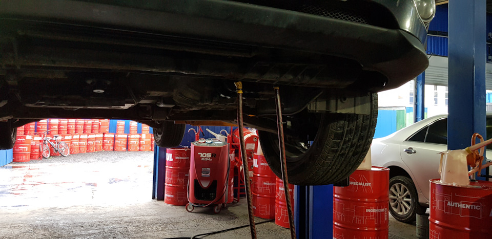 Замена масла в автоматической коробке Hyundai iX35 Замена масла в коробке автомат Hyundai iX35