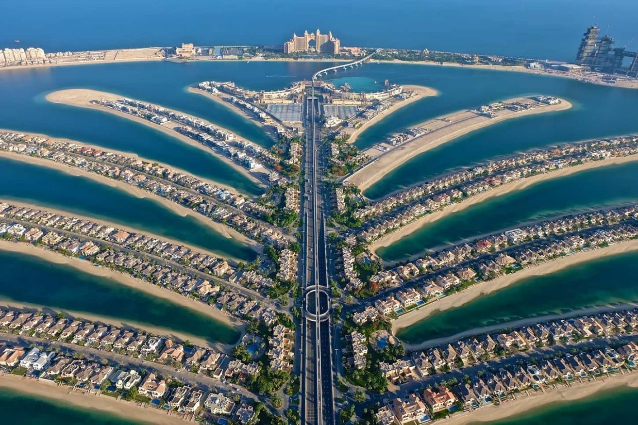 Palm Jumeirah aerial