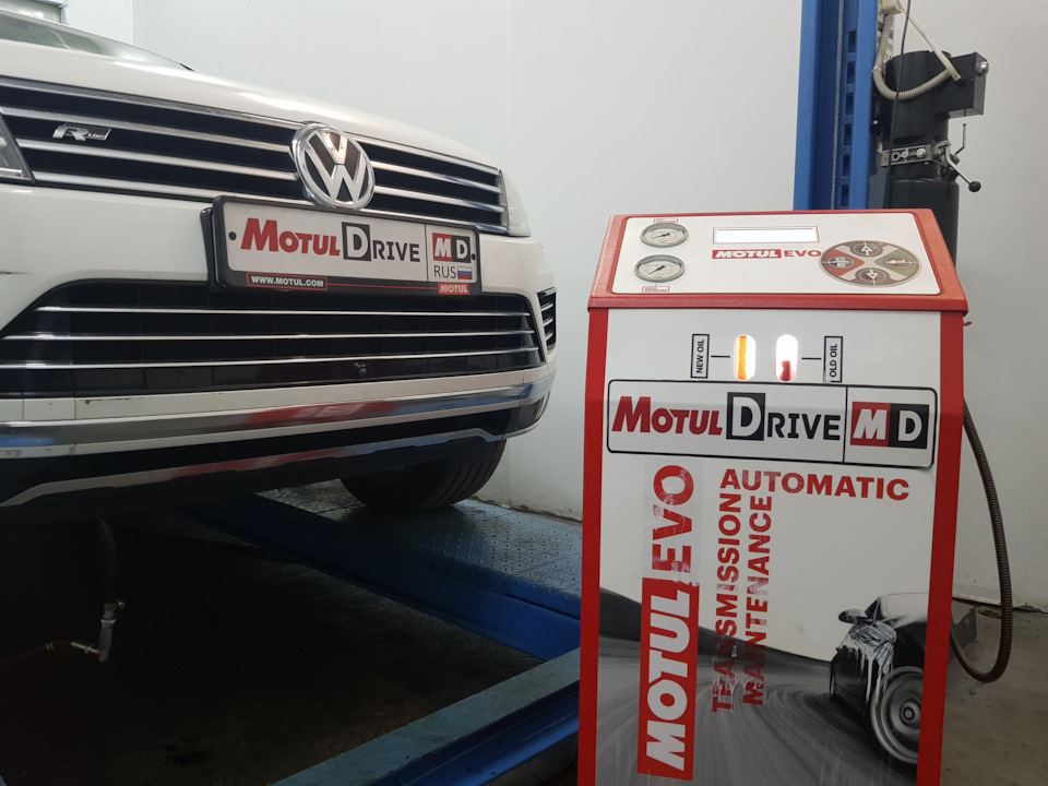 Замена масла в автомате Touareg Замена масла в автомате Touareg