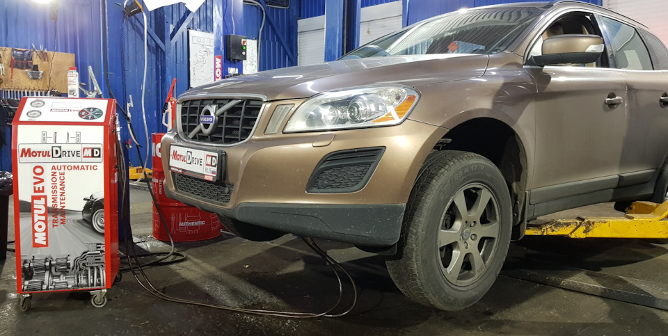 Замена масла в АКПП XC60 Замена масла в АКПП XC60