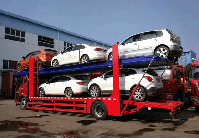 Эвакуатор двухъярусный на 5 автомобилей