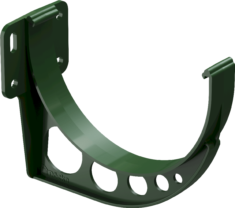 Кронштейн жёлоба d120 мм Docke Standard, Зелёный (RAL6005)