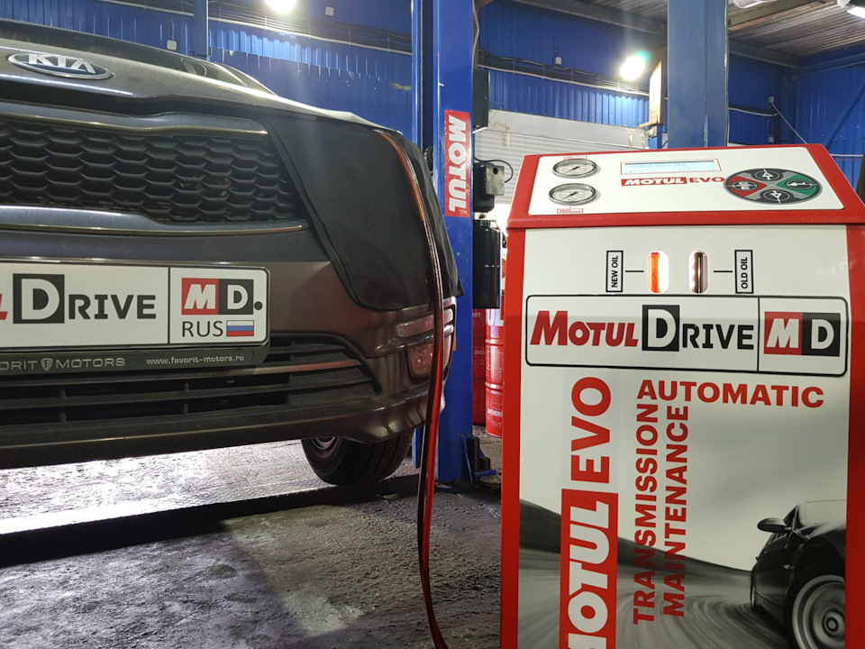 Замена масла в коробке автомат Rio Замена масла в коробке автомат Rio