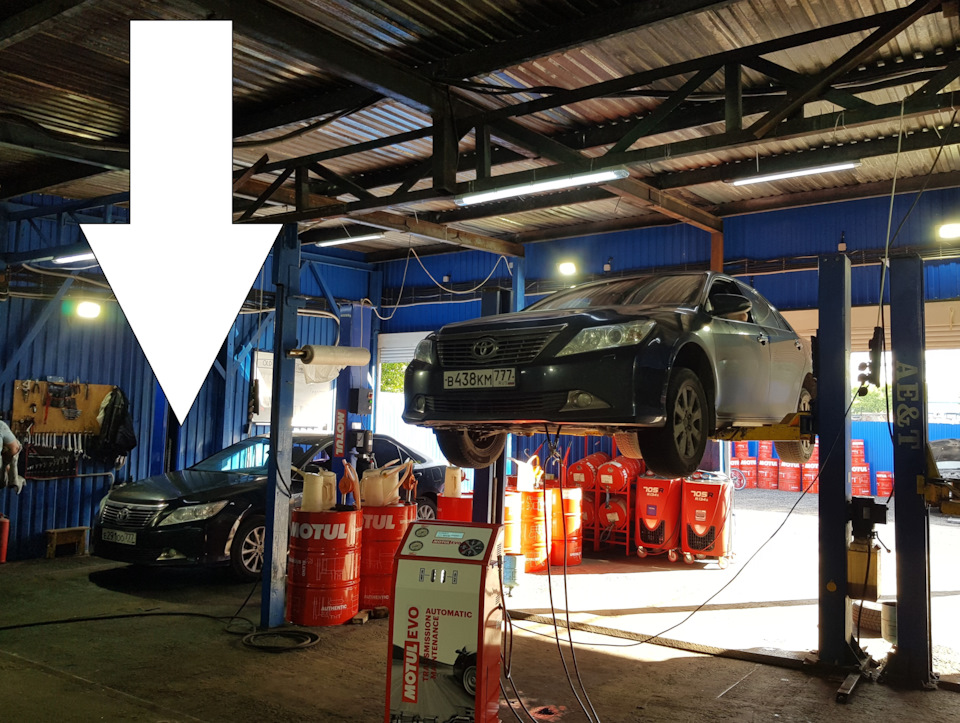 Аппаратная замена масла в автоматической коробке Toyota Camry Аппаратная замена масла в автоматической коробке Toyota Camry