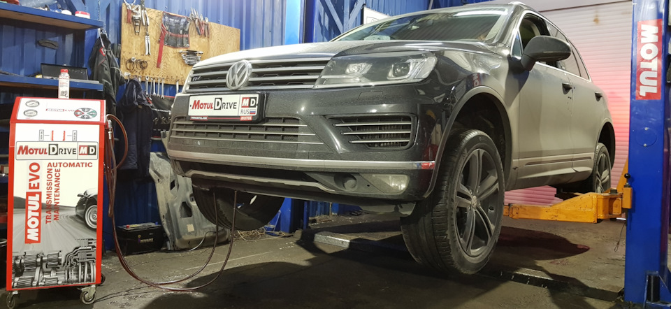 Замена масла в АКПП Touareg Замена масла в АКПП Touareg