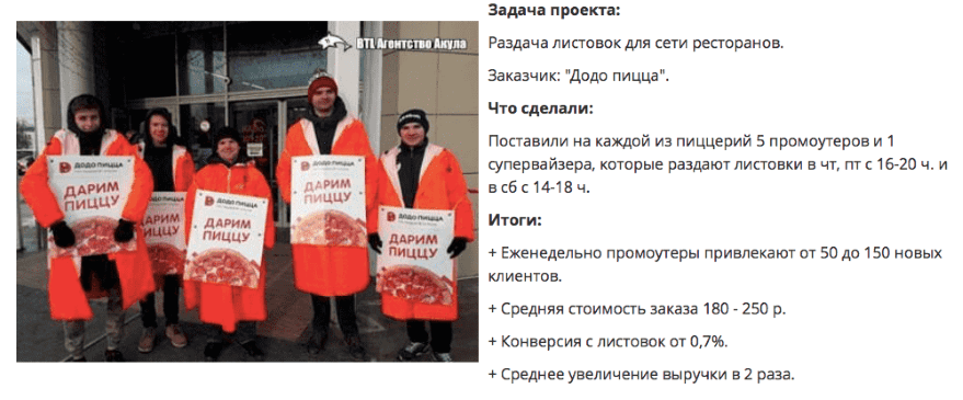 Промоутеры для раздачи листовок Додо пицца Промоутеры для раздачи листовок Додо пицца