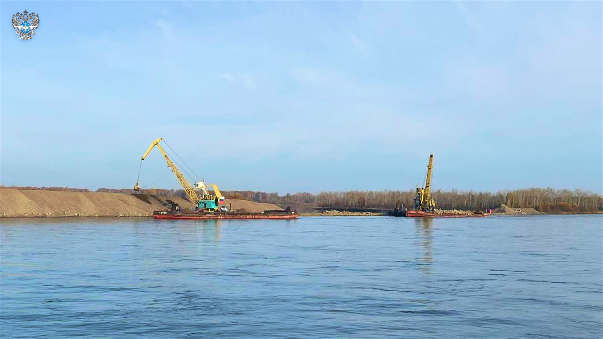На водных путях Енисейского бассейна завершены дноуглубительные работы