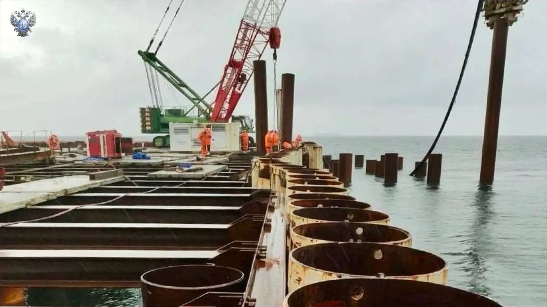 Строительная готовность морского порта Пионерский в Калининградской области составляет более 30%