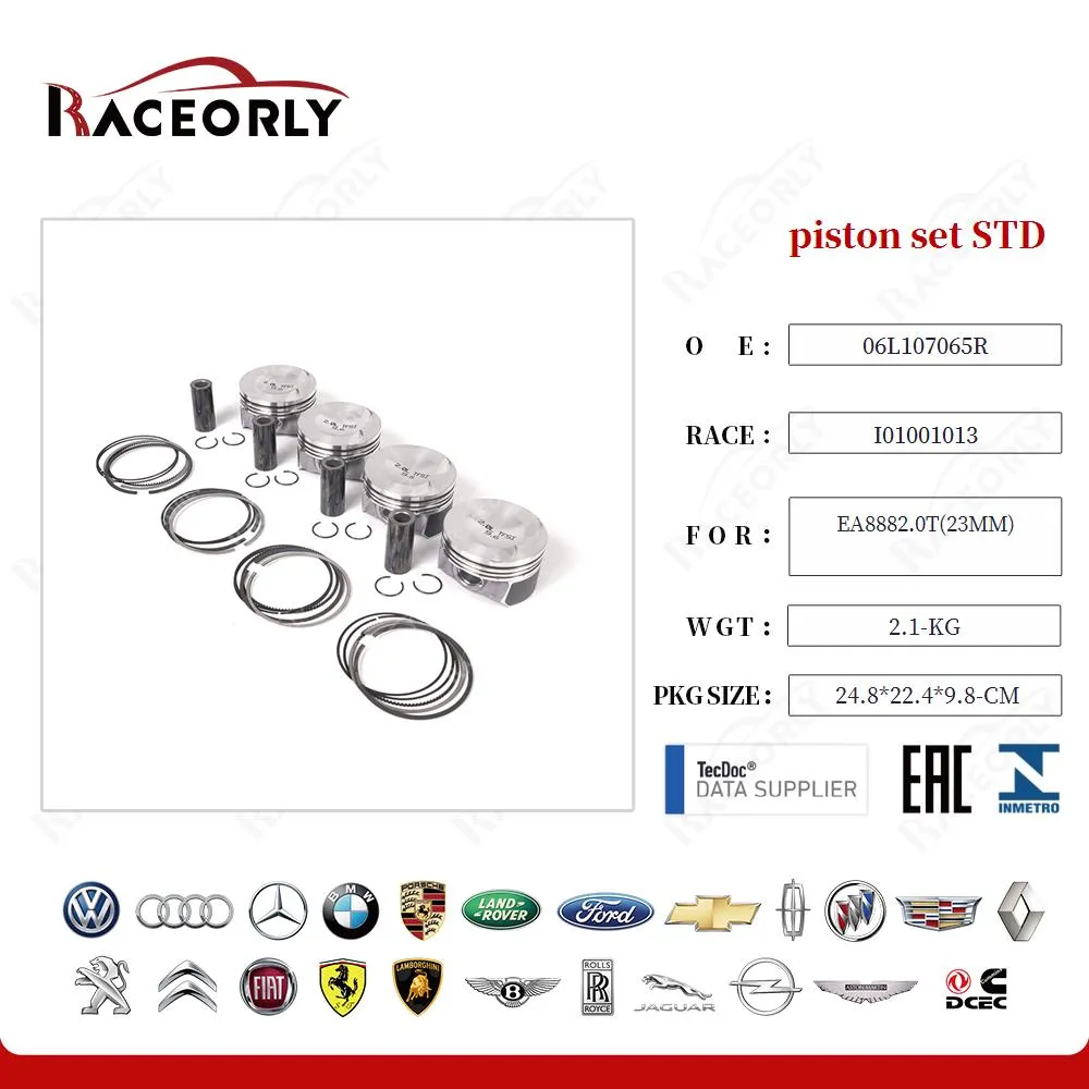 Комплект поршней STD от Raceorly