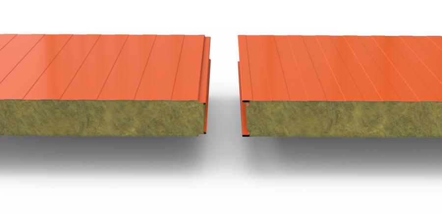 Профилирование стеновых сэндвич-панелей, Trapezoidal 50/50