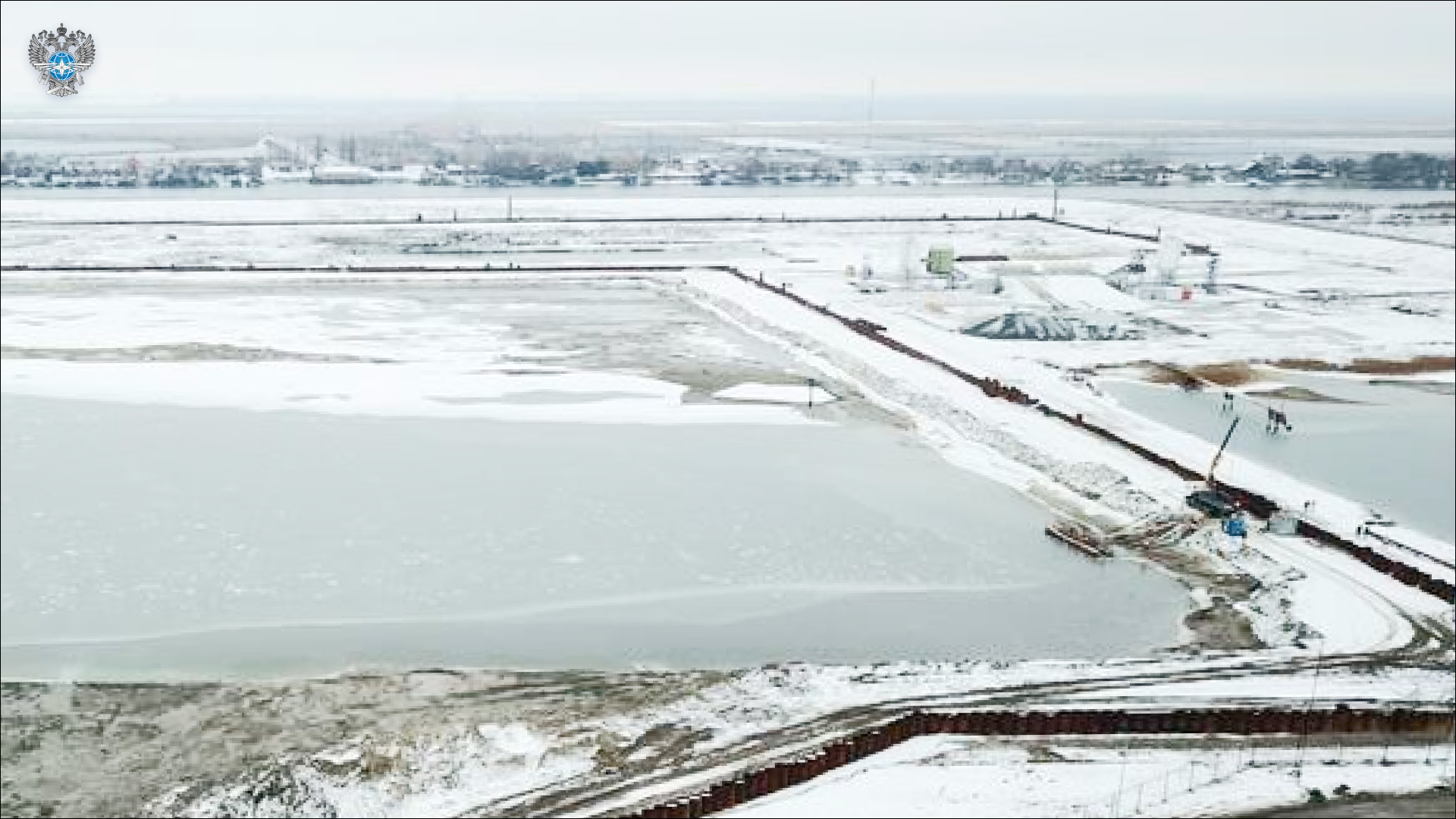 Начались работы по водопонижению котлована под водосбросную плотину Багаевского гидроузла