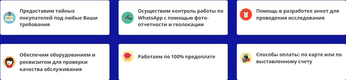 Преимущества исследований по методу тайный покупатель Преимущества исследований по методу тайный покупатель
