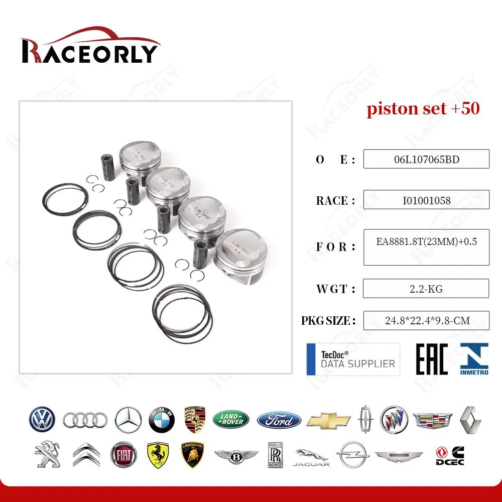 Комплект поршней +0,50 от Raceorly