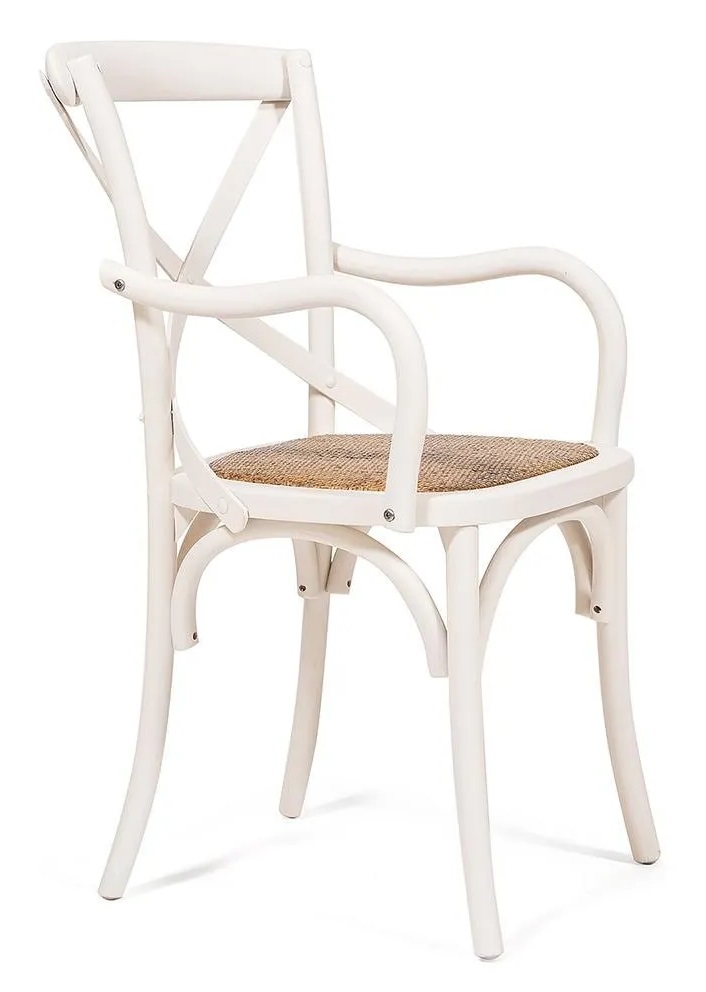 стул Стул Cross armchair white слоновая кость