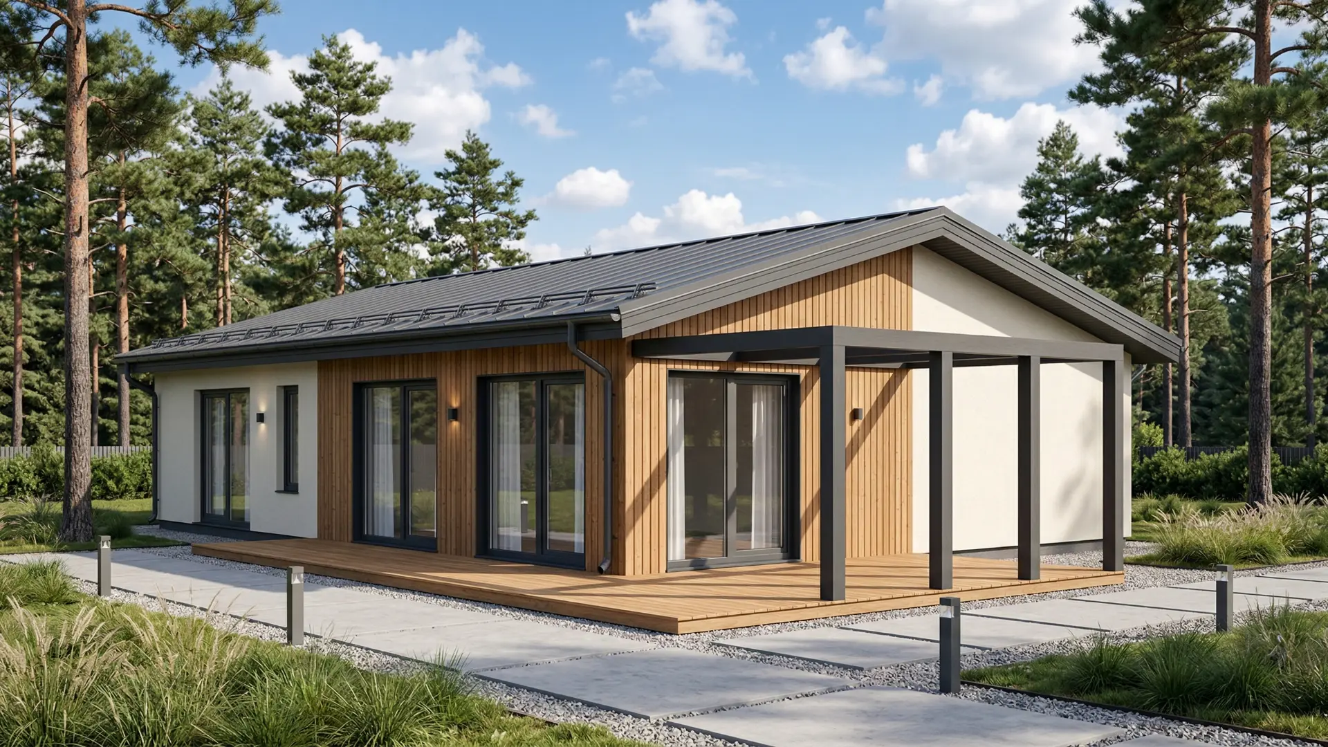 Современный каркасный дом Tapio
