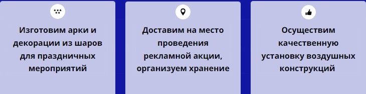 Описание организации по предоставлению конструкций из шаров Описание организации по предоставлению конструкций из шаров