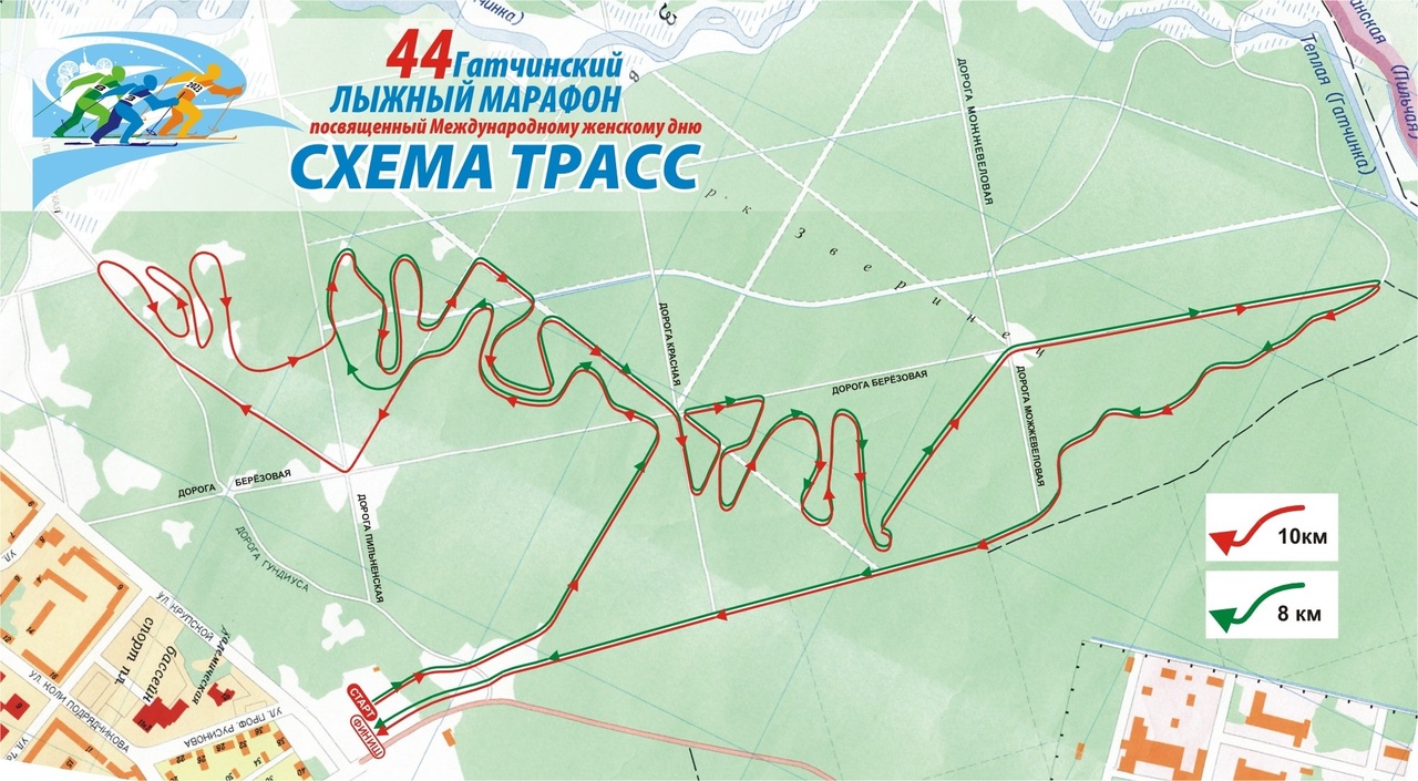 Лыжная трасса в Гатчине Лыжная трасса в Гатчине