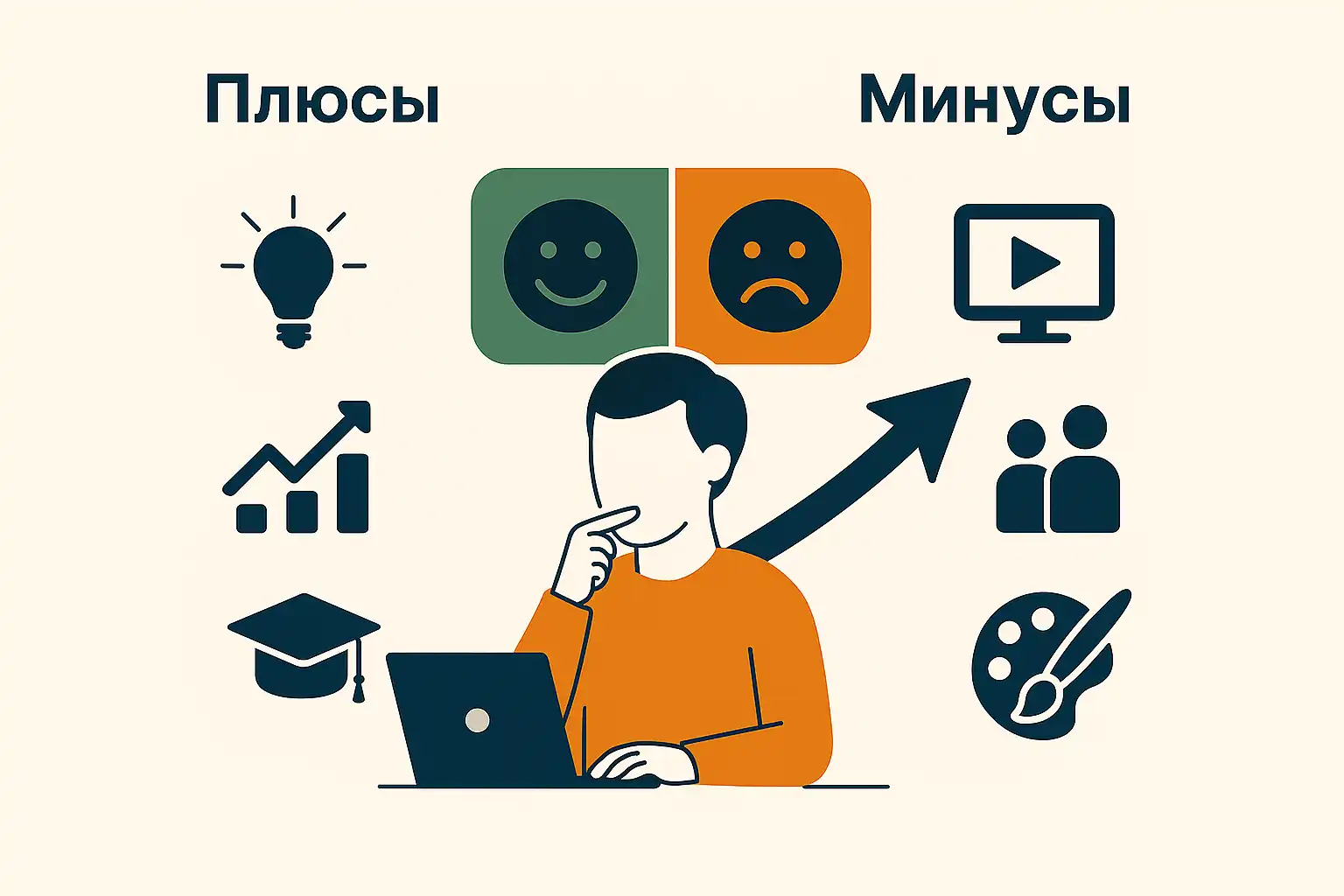 Плюсы и минусы профессии фронтэнд Плюсы и минусы профессии фронтэнд фото