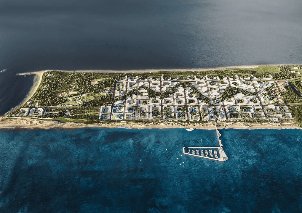 Масштабный план курортной территории у моря