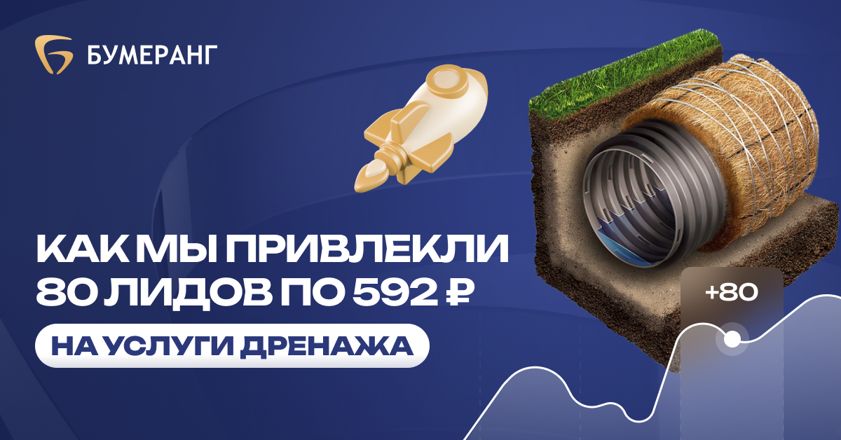 Дренаж в СПБ и ЛО: как снизить стоимость лида до 718₽ и привлечь стабильный поток заявок Дренаж в СПБ и ЛО: как снизить стоимость лида до 718₽ и привлечь стабильный поток заявок