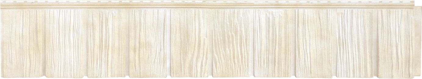 Фасадная панель Я-Фасад Grand Line Сибирская дранка Classic, Слоновая кость