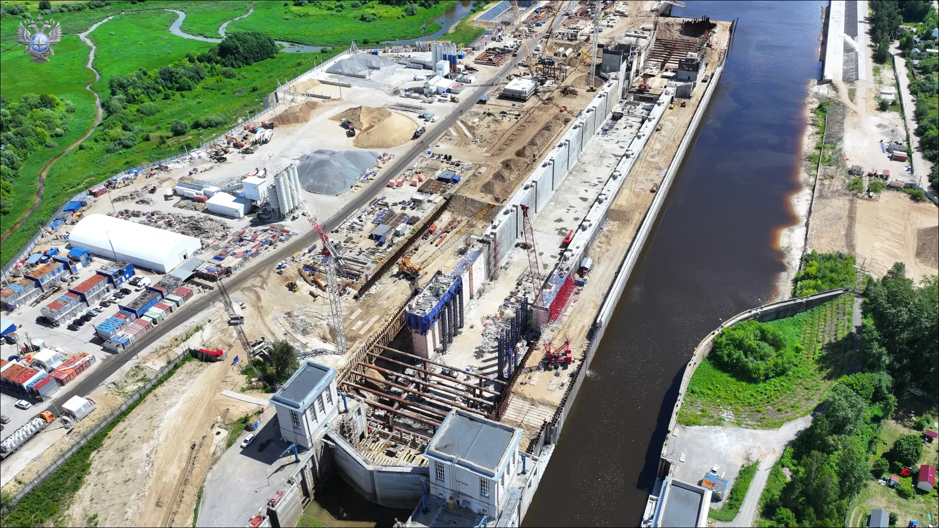 В Нижегородской области продолжается реконструкция Городецкого гидроузла