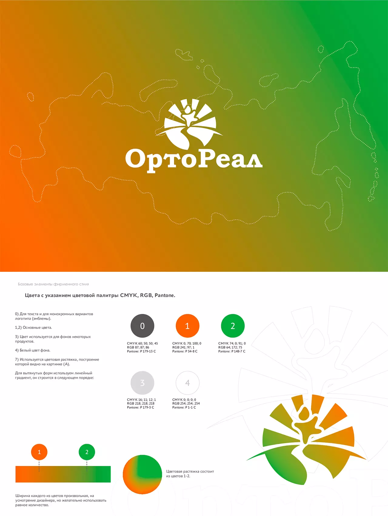 Разработка фирменного стиля для проекта ОртоРеал