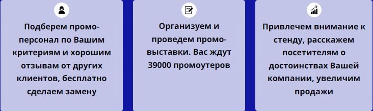 Описание организации промо-выставки Описание организации промо-выставки
