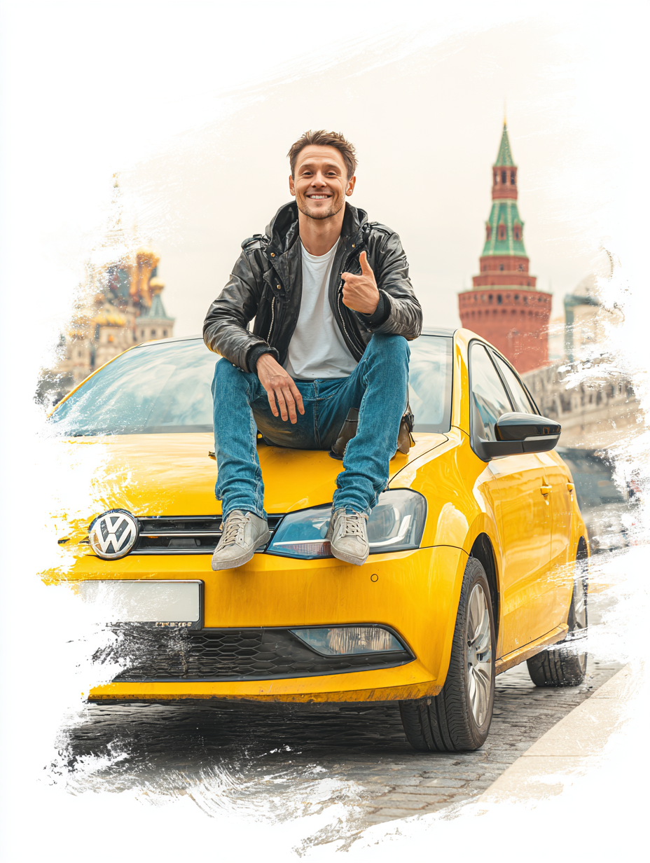Аренда авто Москвич 3 под такси Почему брать в аренду такси надо в 1414