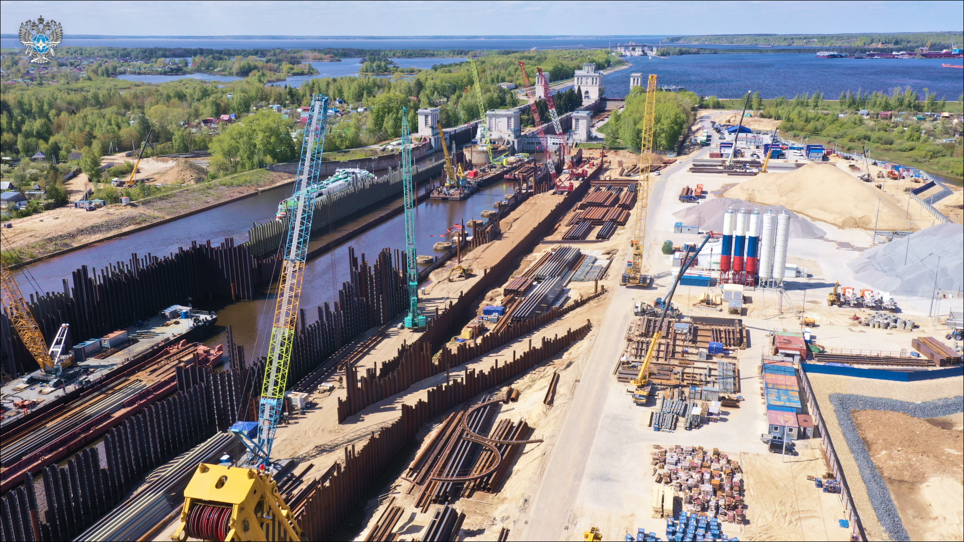 В Нижегородской области продолжается реконструкция Городецкого гидроузла