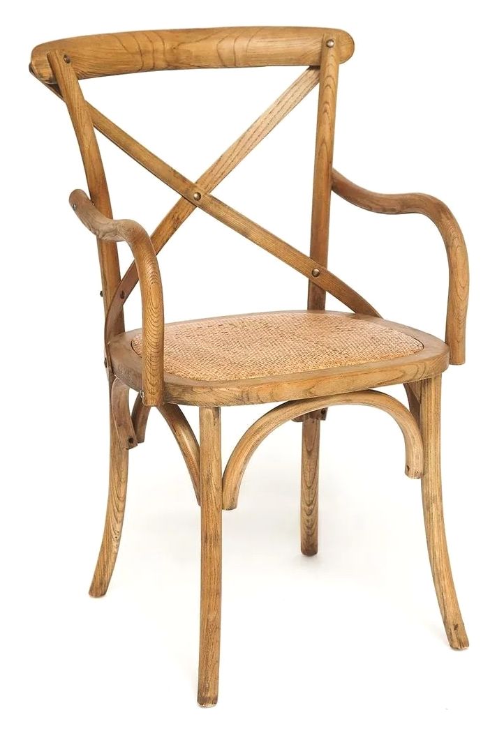 стул Стул Cross chair с подлокотниками цвет груша