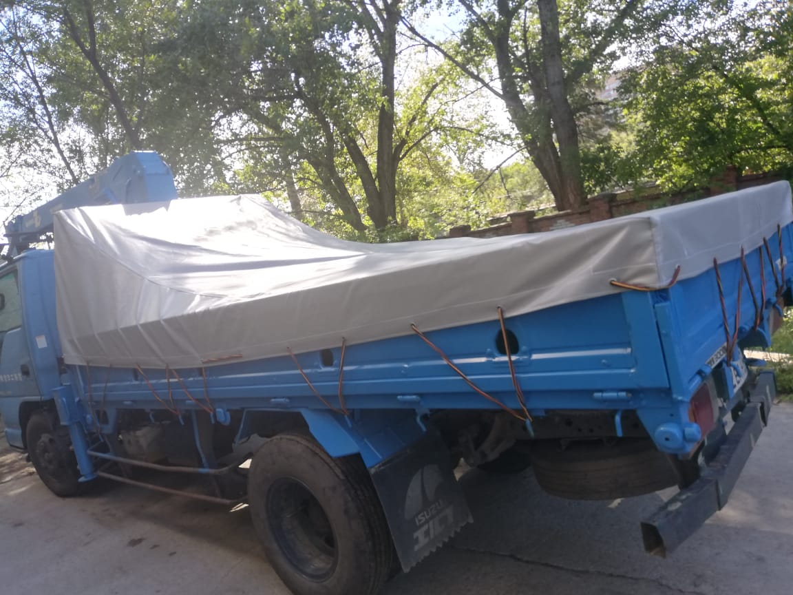 Тентовое укрытие из ПВХ