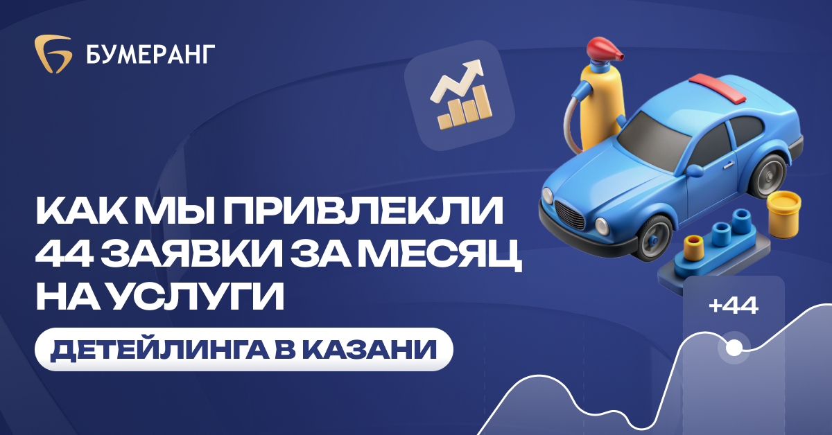 Рост бизнеса на 30% за 2 недели: как мы улучшили конверсию и снизили стоимость заявки для детейлинг-студии Рост бизнеса на 30% за 2 недели: как мы улучшили конверсию и снизили стоимость заявки для детейлинг-студии