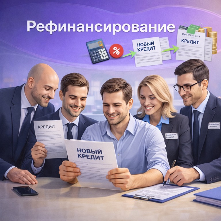 Помощь в рефинансировании в Краснодаре Рефинансирование нескольких кредитов