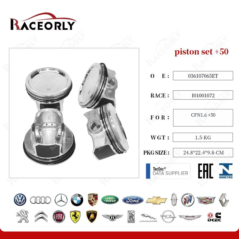Комплект поршней +0,50 от Raceorly