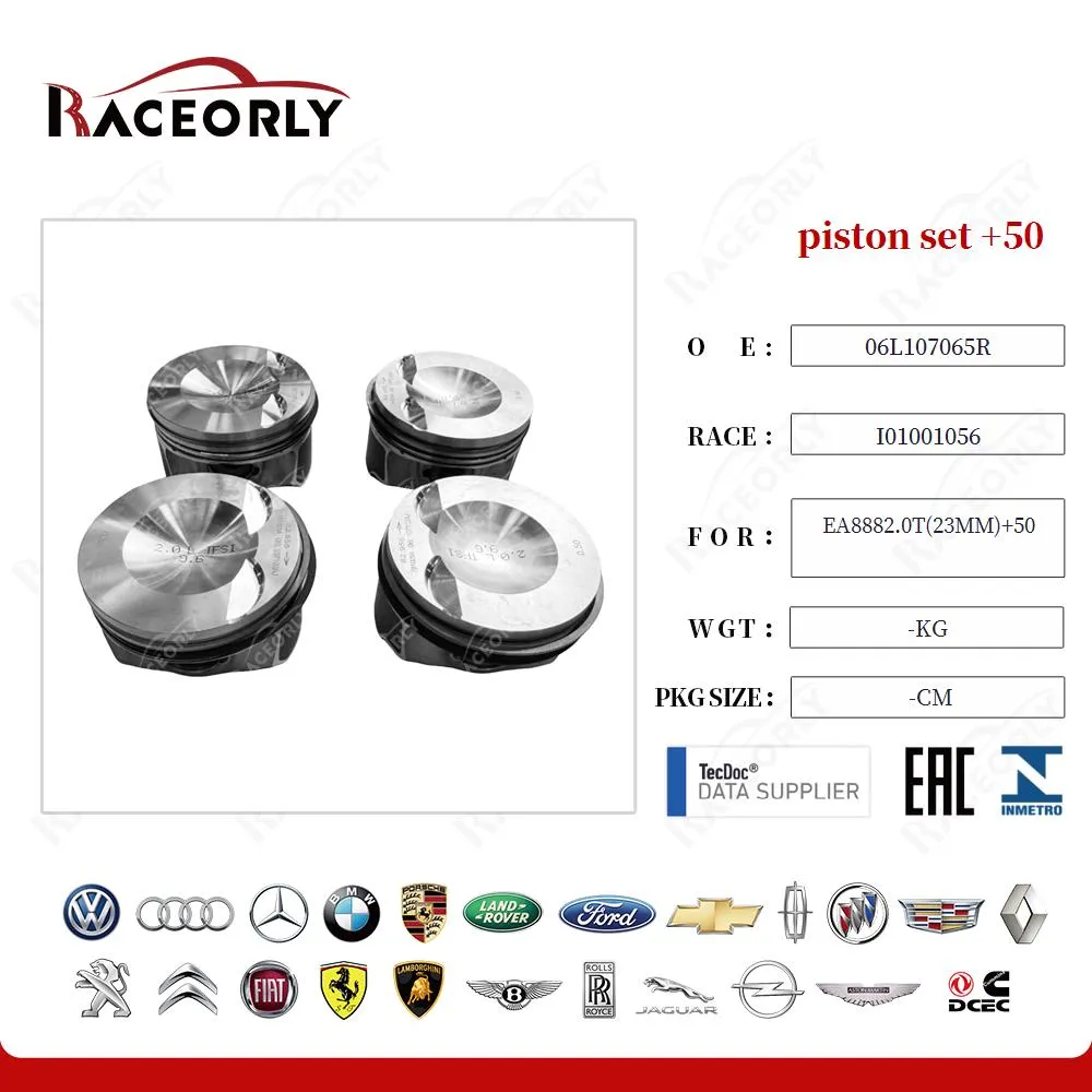 Комплект поршней +0,50 от Raceorly