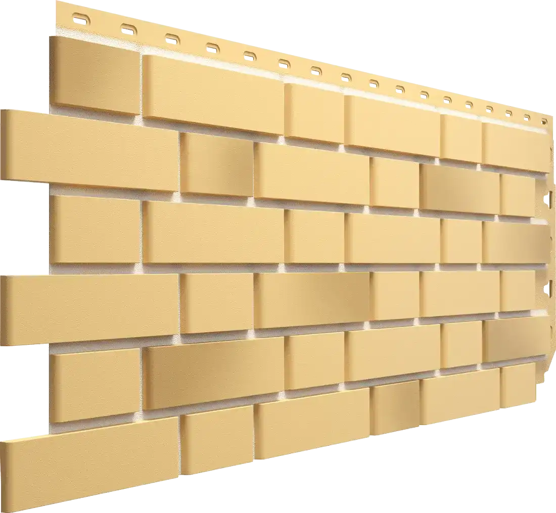 Фасадная панель Docke Premium Flemish 1095х420 мм, Желтый жженый