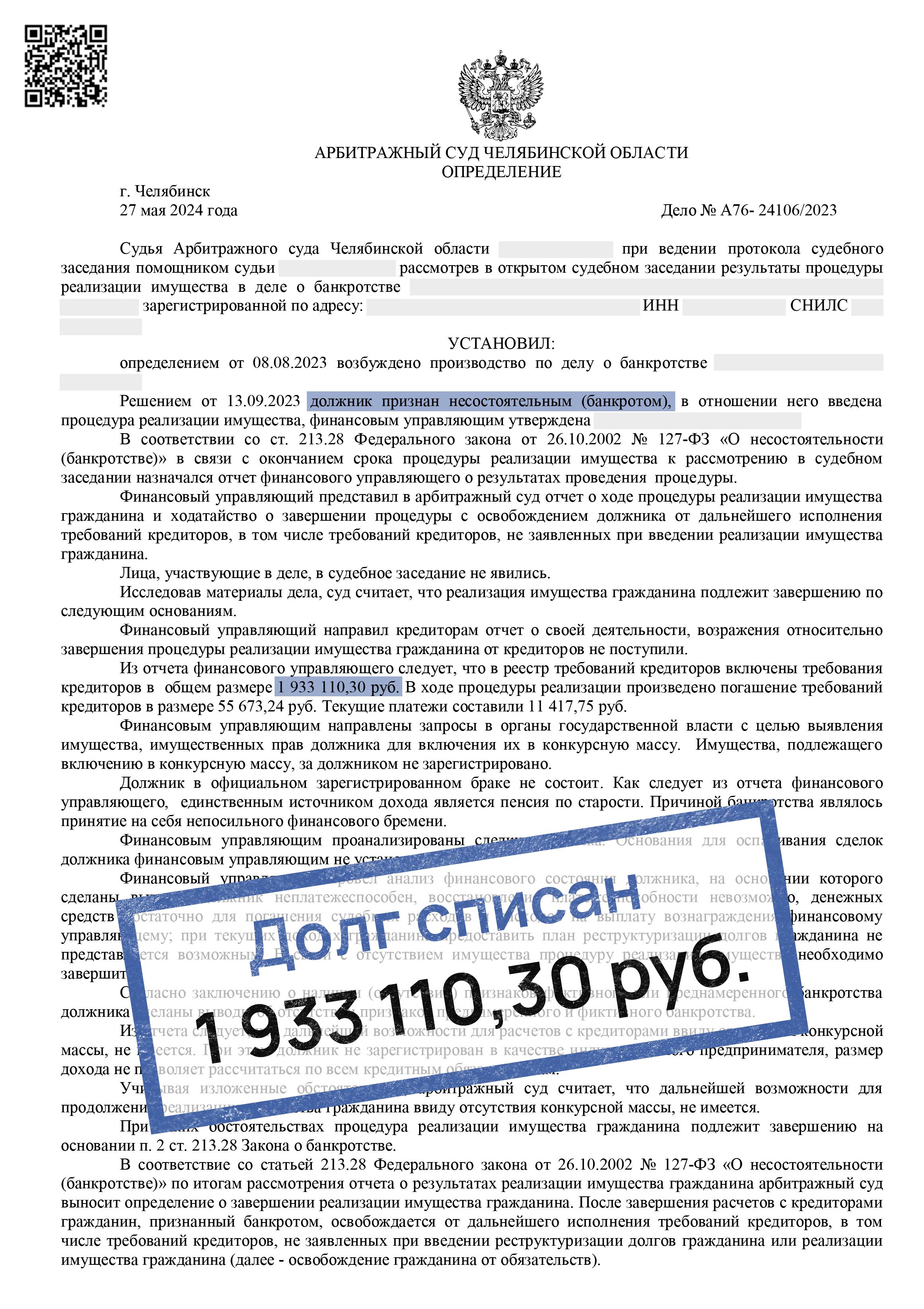 кейсы банкротство кейсы банкротство