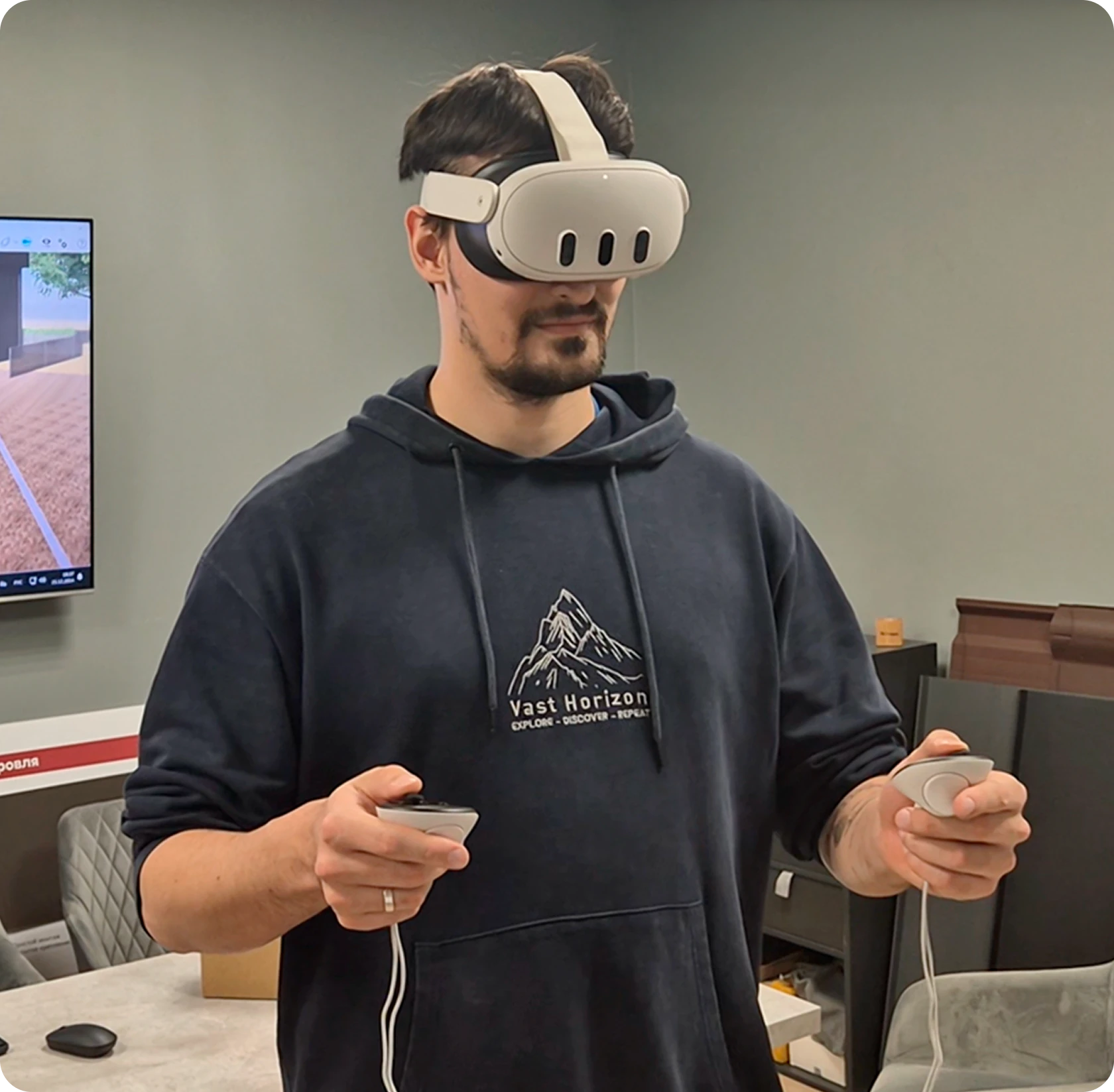 VR-просмотр проекта будущего дома
