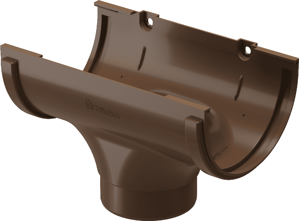 Воронка d120 мм Docke Standard, Светло-коричневый (RAL8017)