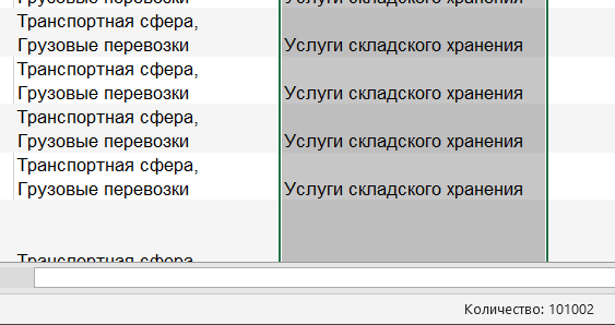 Одна из баз ЛПР, использованных в проекте