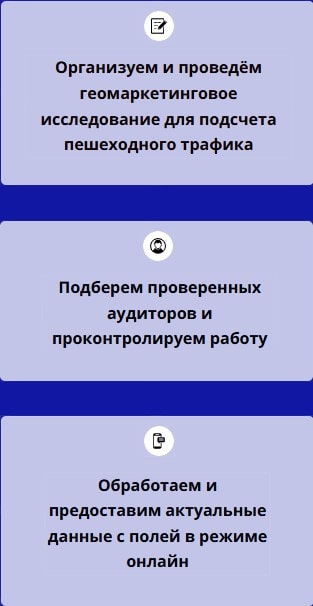 Описание организации замера пешеходного трафика 1 Описание организации замера пешеходного трафика 1