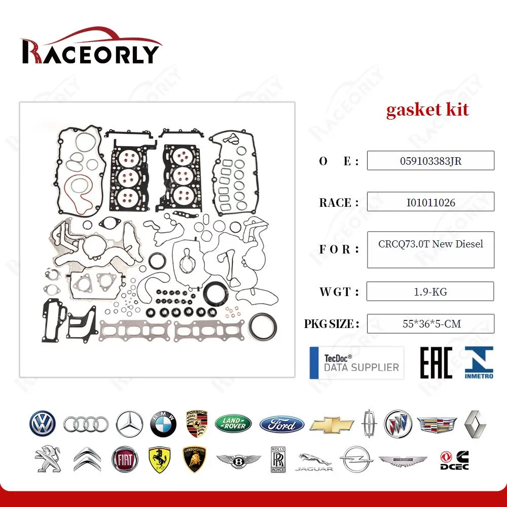 Полный комплект прокладок от Raceorly