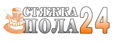 logo "стяжка пола 24" Визуальное изображение логотипа "Стяжка пола 24"