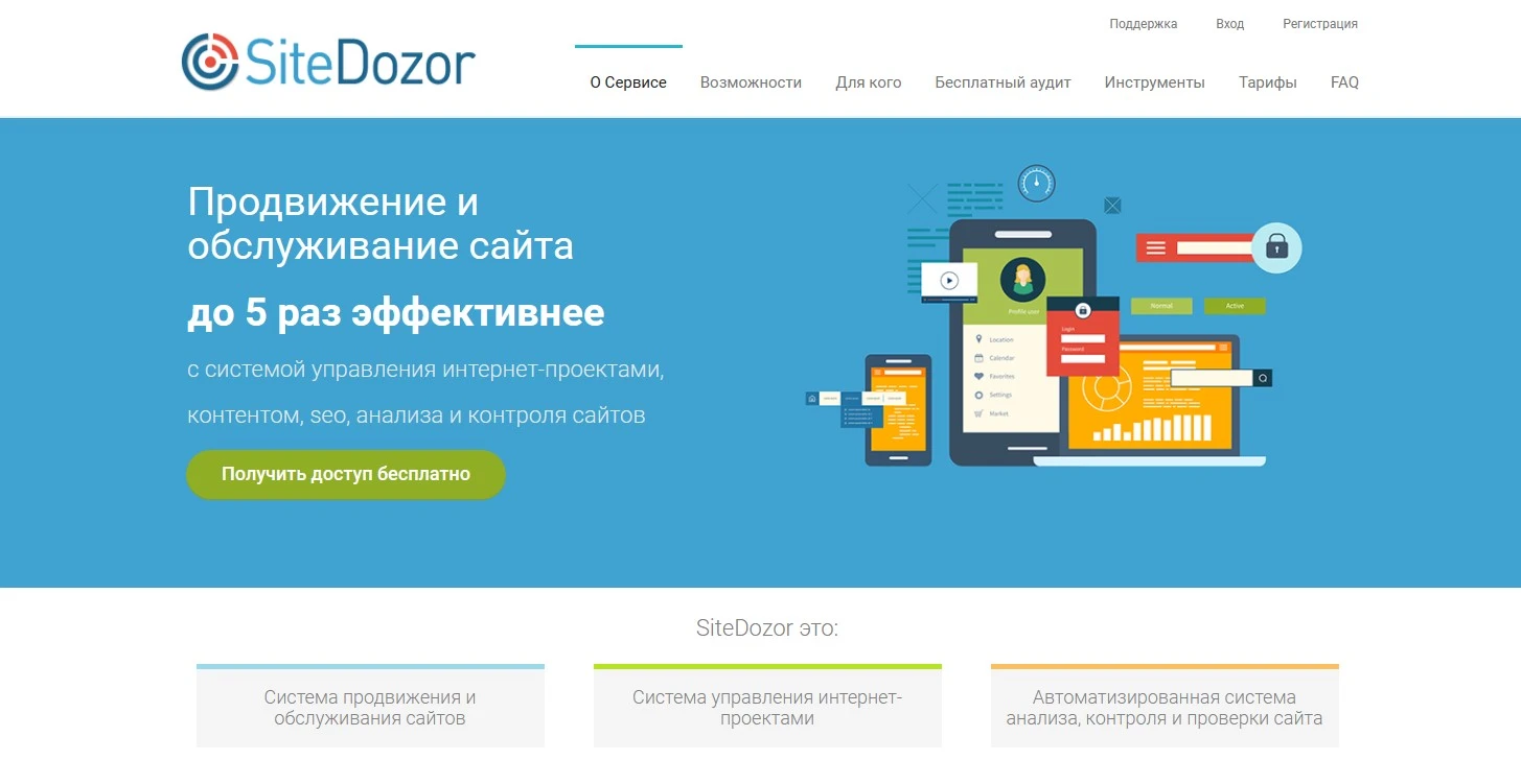 SiteDozor Сервис SiteDozor